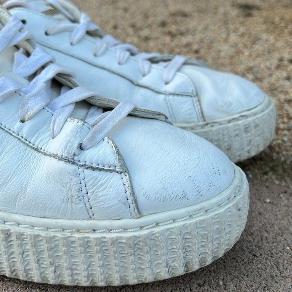 Puma Fenty x creeper white leather by Rihanna women’s size 12 - Picture 8 of 13